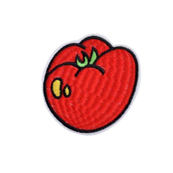 Термоаппликация Помидор 70х70мм красный