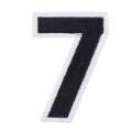 Термоаппликация Цифра 7 черная 60х80мм