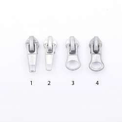 Бегунок на спиральную молнию №7 темный никель