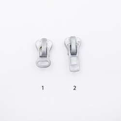 Бегунок на тракторную молнию №10 никель темный