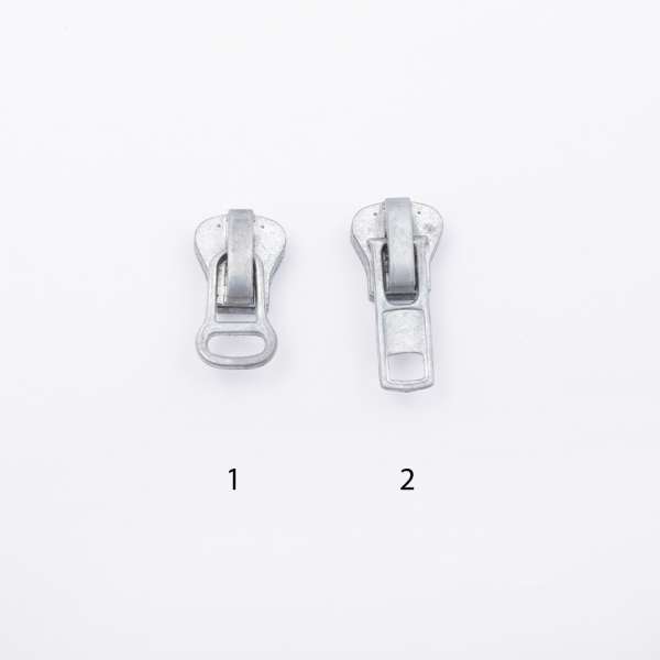 Бегунок на тракторную молнию №10 никель темный