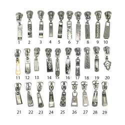 Бегунок на тракторную молнию №5 антик