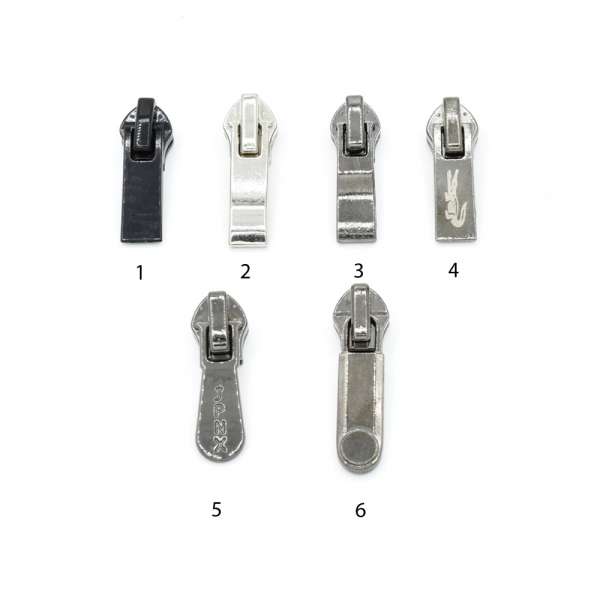 Бегунок на спиральную молнию для обуви №7 антик