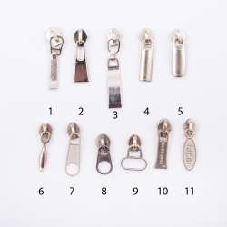 Бегунок на спиральную молнию №3 никель