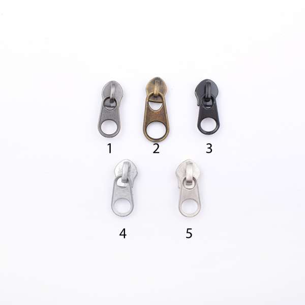 Бегунок на спиральную молнию №7 никель