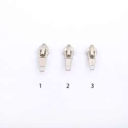 Бегунок на спиральную молнию №7 никель