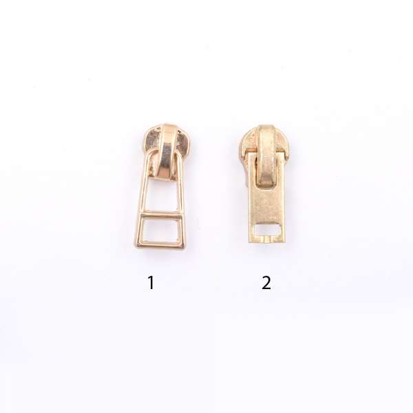 Бегунок на спиральную молнию №3 золото