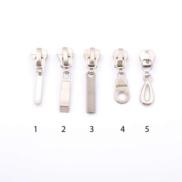 Бегунок на тракторную молнию №3 никель