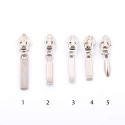 Бегунок на спиральную молнию №3 никель