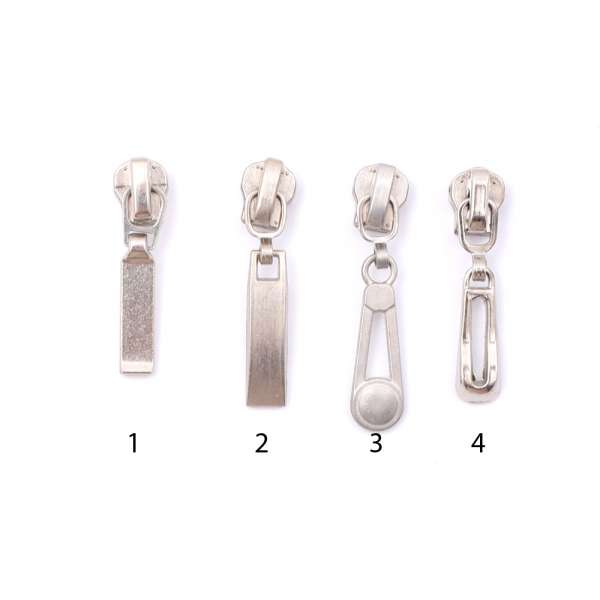 Бегунок на металлическую молнию №3 никель