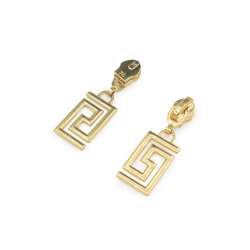 Бегунок на спиральную молнию №7 золото