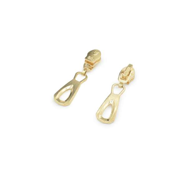 Бегунок на спиральную молнию №5 золото