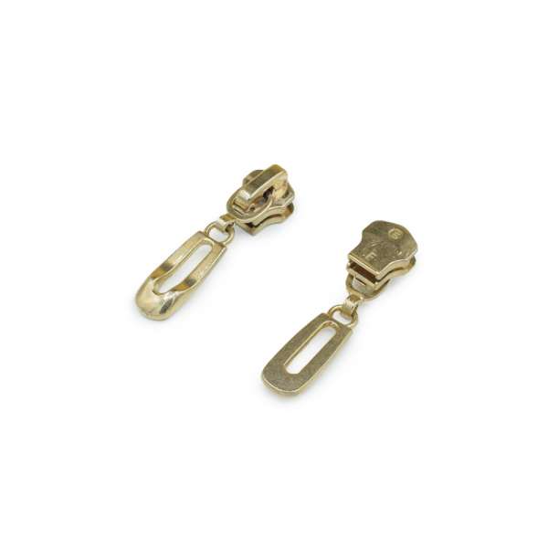 Бегунок на металлическую молнию №5 сатин