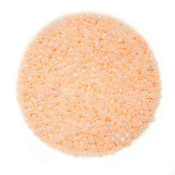 Бисер оранжево-розовый