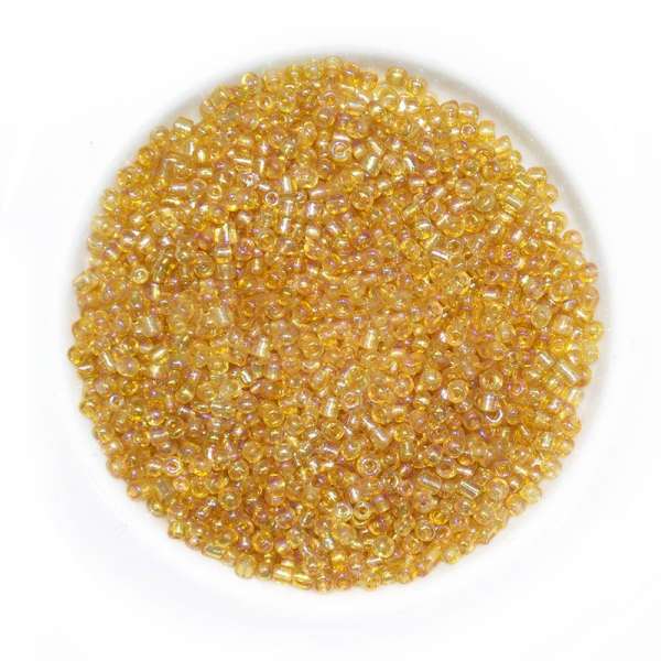 Бисер золотисто-оранжевый