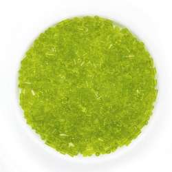 Бисер салатовый
