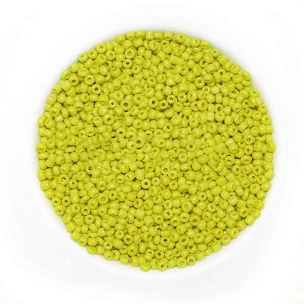 Бисер лимонный