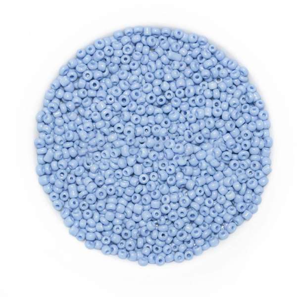 Бисер голубой