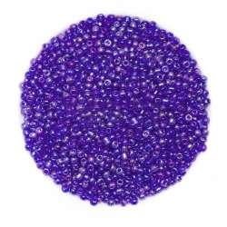 Бисер фиолетово-сиреневый ассорти