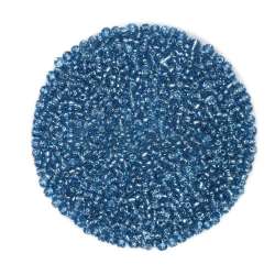 Бисер синий с серым оттенком