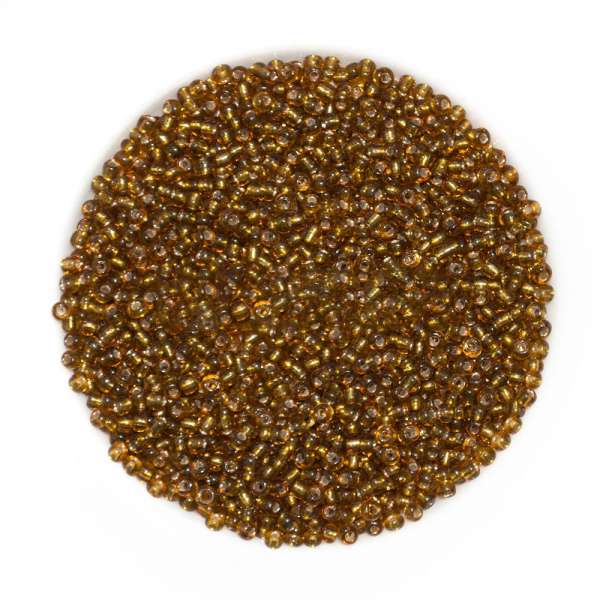 Бисер коричнево-золотистый