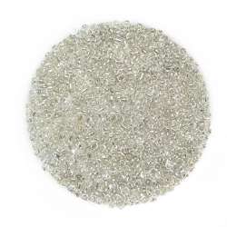 Бисер молочно-серый