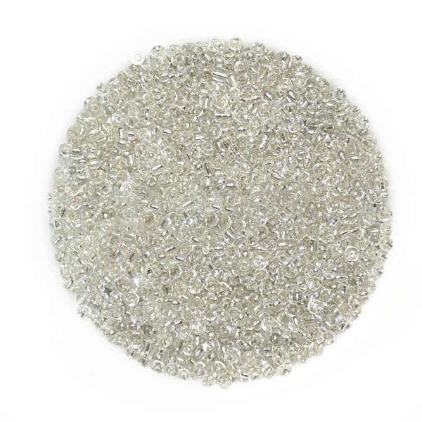 Бисер молочно-серый