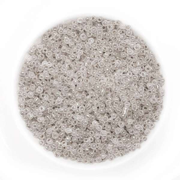 Бисер светло-серый
