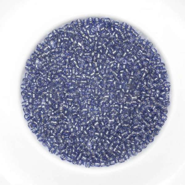 Бисер серо-синий