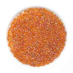 Бисер оранжевый хамелеон