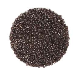 Бисер темно-коричневый