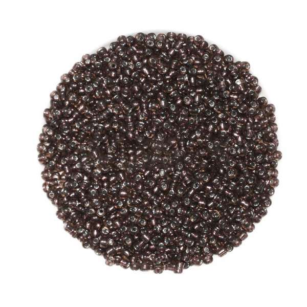 Бисер темно-коричневый