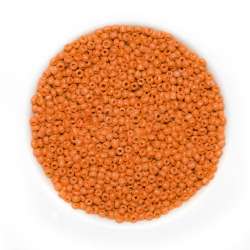 Бисер оранжевый