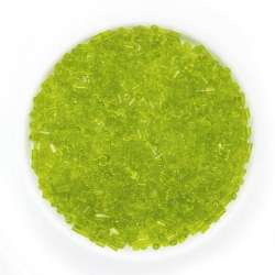 Бисер салатовый, упаковка 50г