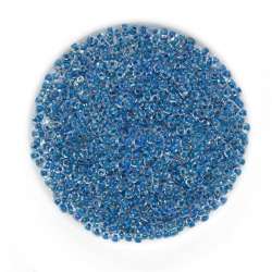Бисер синий, упаковка 50г