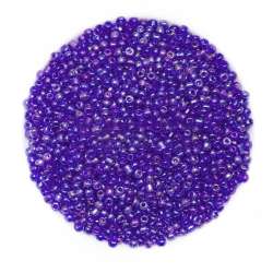 Бисер фиолетовый хамелеон, упаковка 50г