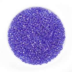 Бисер фиолетово-розовый ассорти, упаковка 50г