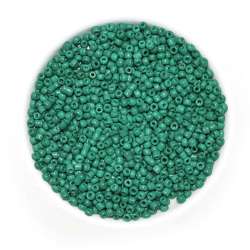 Бисер сине-зелёный, упаковка 50г