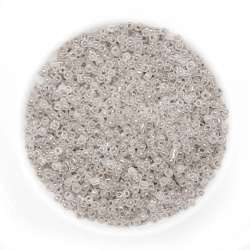Бисер серый светлый, упаковка 50г