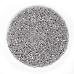 Бисер серый, упаковка 50г