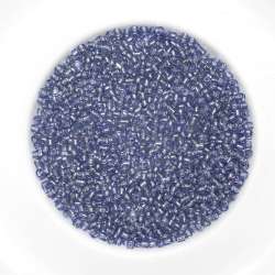 Бисер серо-синий, упаковка 50г