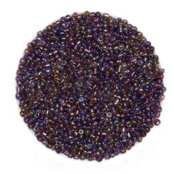 Бисер фиолетово-синий хамелеон, упаковка 50г