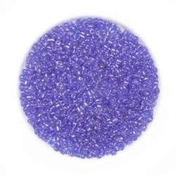 Бисер синий светлый хамелеон, упаковка 50г