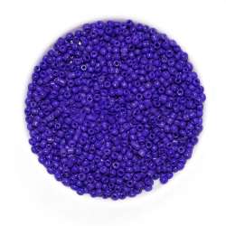 Бисер фиолетовый светлый, упаковка 50г