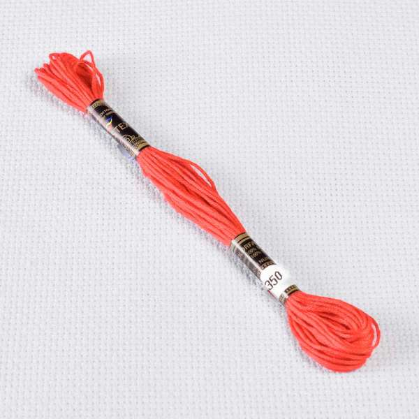 Мулине Bestex 350 8м, Кораллово-красный, средний