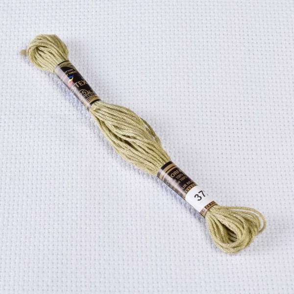 Мулине Bestex 372 8м, Горчичный, светлый