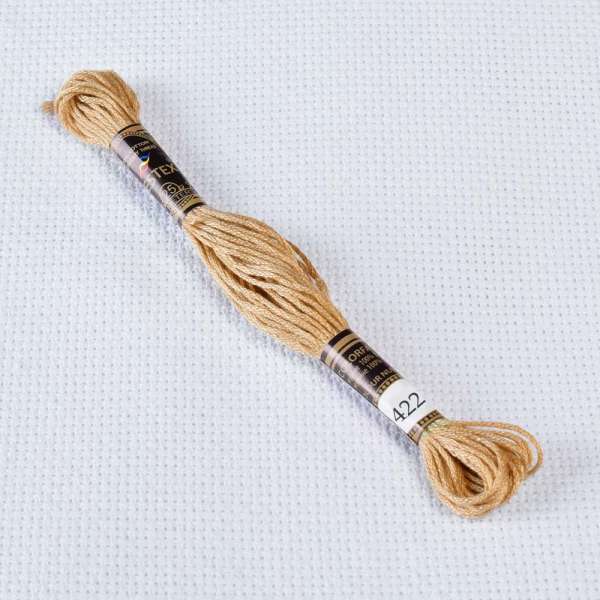 Мулине Bestex 422 8м, Фундука, светлый