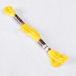 Мулине Bestex 444 8м, Лимонный, тёмный