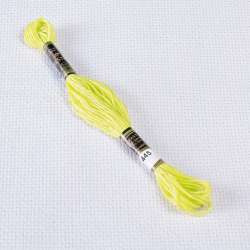 Мулине Bestex 445 8м, Лимонный, светлый