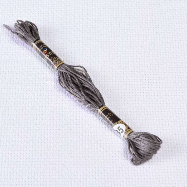 Мулине Bestex 535 8м, Пепельный, очень светлый